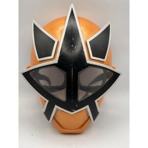 Power Rangers Super Samurai White Gold  Mask Role Play Costume 2011 Bandai